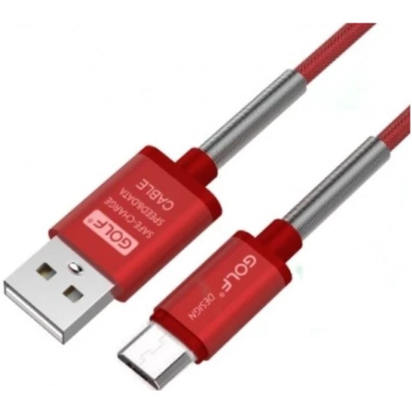 Кабель GOLF GC-40 Micro USB (1 м, красный)