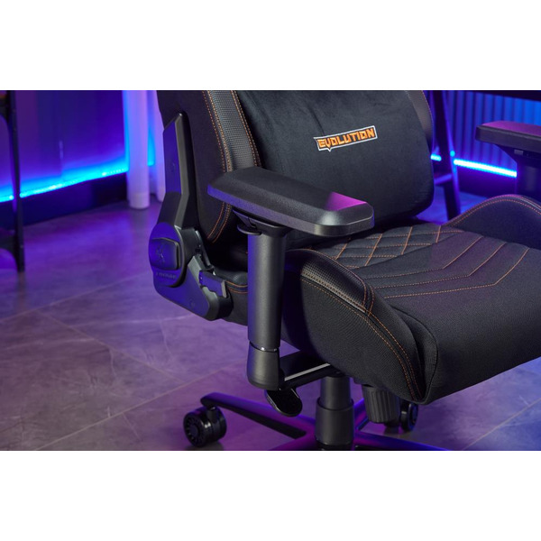 Игровое кресло EVOLUTION CONQUEROR FABRIC Black