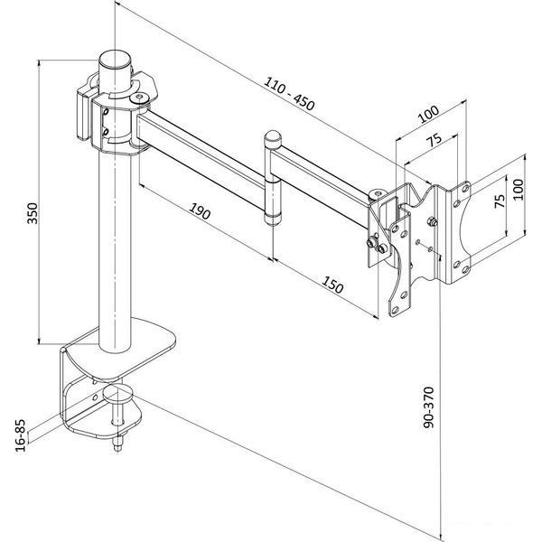 Кронштейн KSL DM31T