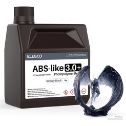 Фотополимерная смола ELEGOO ABSlike V3.0+ 50.103.0433B (черный дым)