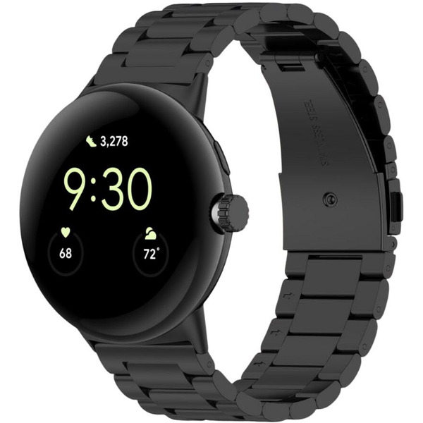 Ремешок Bingo Stainless для GOOGLE Pixel Watch 3 45мм (черный)