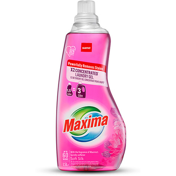 Гель для стирки SANO Maxima Soft Silk (60 стирок) 1,5 л
