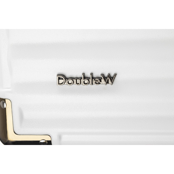 Чемодан DoubleW E087# (S, белый)
