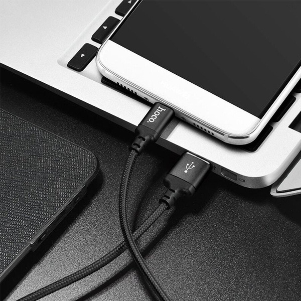 Кабель Hoco X14 USB Type-C (1 м, черный)