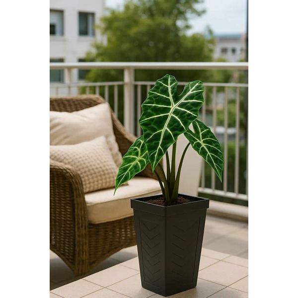 Вазон MultyHome Savannah EU5100614 (сланец)