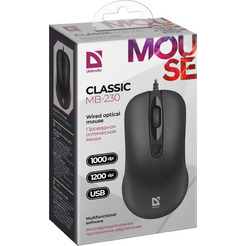 Мышь Defender Classic MB-230 (4 кнопки)