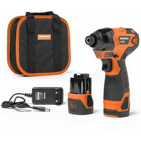 Винтоверт Daewoo Power DAX 2016Li Set (с 2-мя АКБ, сумка)