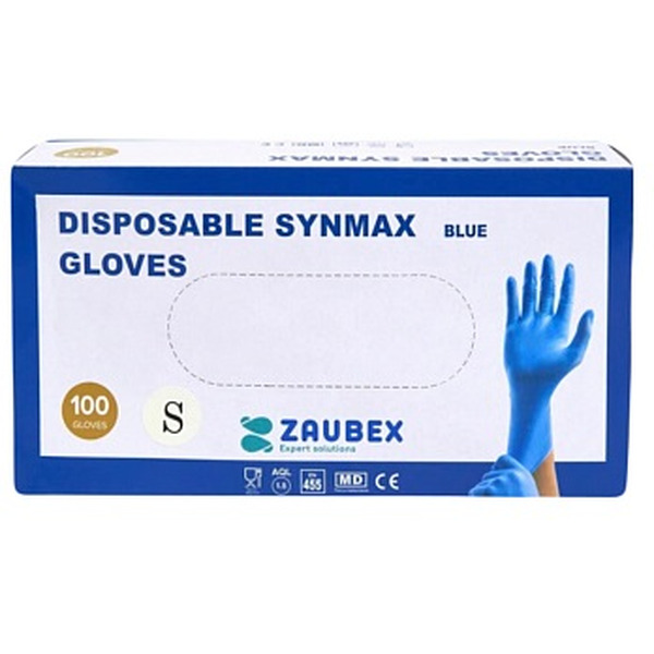 Виниловые перчатки Zaubex 9125806 (S, 100 шт)