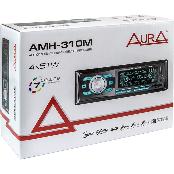 USB-магнитола Aura AMH-310M