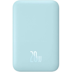 Внешний аккумулятор Baseus Magnetic Wireless PPCX020003 6000mAh (голубой)