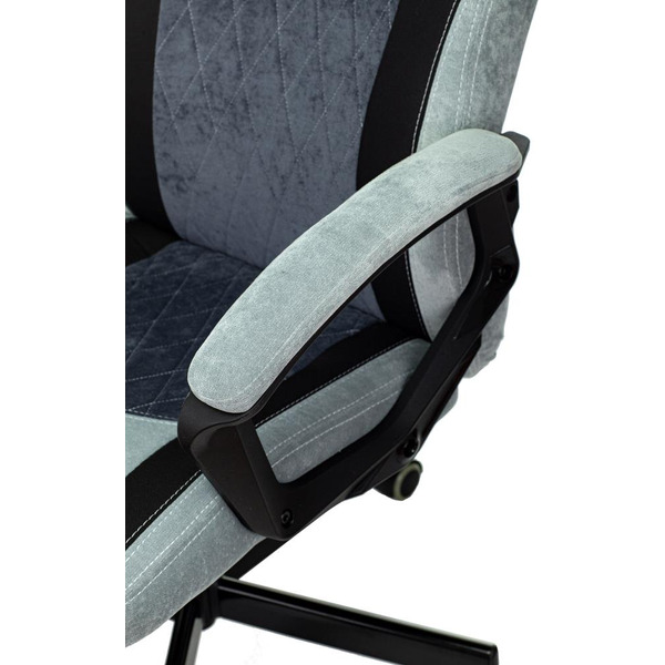 Кресло игровое Zombie VIKING 6 KNIGHT Fabric (1380215) голубой