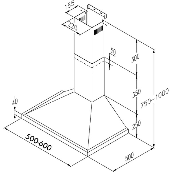 Вытяжка JET AIR ANNY SL50WH