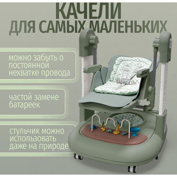 Стульчик для кормления Bubago William BG 193-1 (Зеленый)