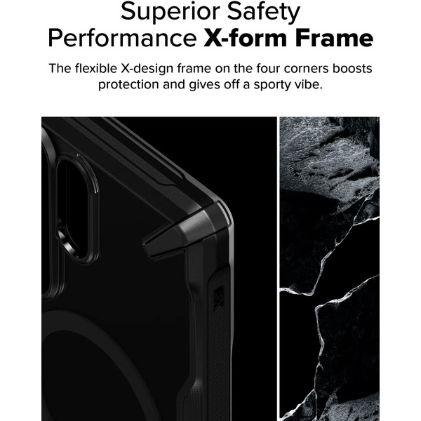 Чехол Ringke FUSION X MAGNETIC для Galaxy S25 Ultra BLACK