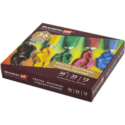 Краски масляные художественные BRAUBERG ART PREMIERE 192008