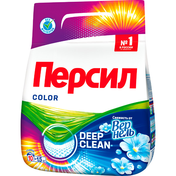 Стиральный порошок Persil Color Свежесть от Vernel, 1.5 кг
