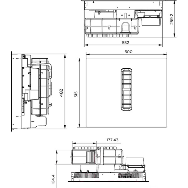 Варочная панель MAUNFELD MIHC604SF2BK