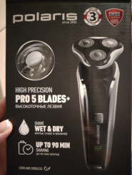Электробритва Polaris PMR 0307RC wet&dry PRO 5 Blades+