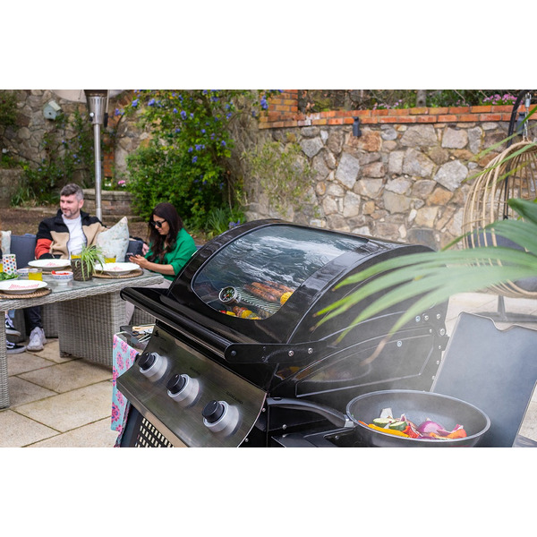 Газовый гриль Sahara S375 3B BBQ Smokey Teal (дымчатый)