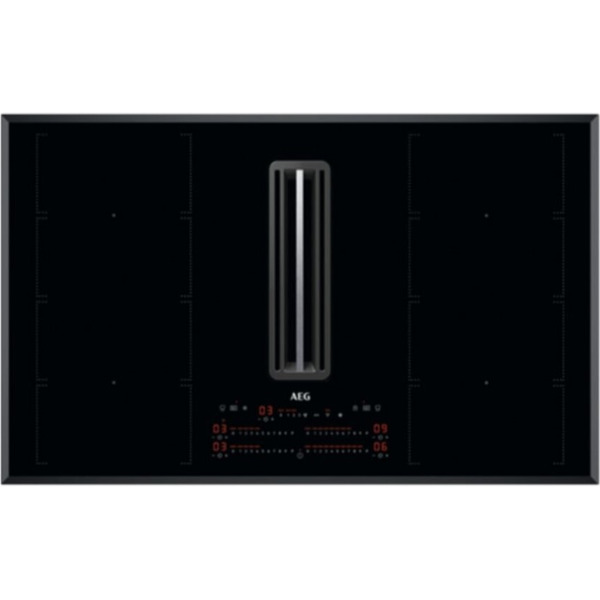 Поверхность индукционная со встроенной вытяжкой AEG CCE84779FB