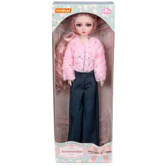 Кукла Полесье Александра в розовой шубке 29837 55см
