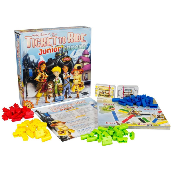 Настольная игра Hobby World Ticket to Ride Junior: Европа