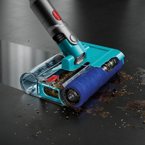 Пылесос вертикальный Dyson V15s Detect Submarine 448799-01(желтый/никель) + Red Line BS-01 16A