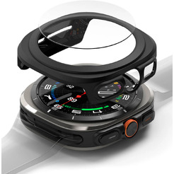 Чехол с защитным стеклом Ringke SLIM+Glass для Galaxy Watch Ultra 47mm 2024/ 2025 MATTE BLACK