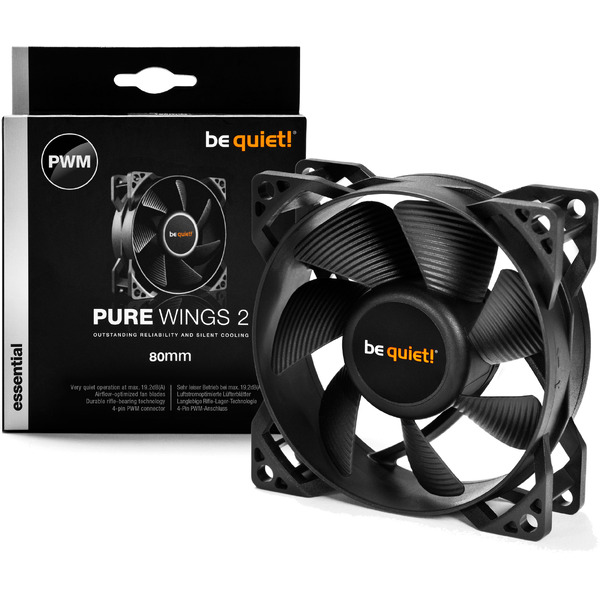 Кулер для корпуса be quiet! Pure Wings 2 80mm PWM (BL037)