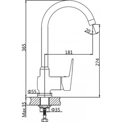 Смеситель AV Engineering AVCID4-A557-610