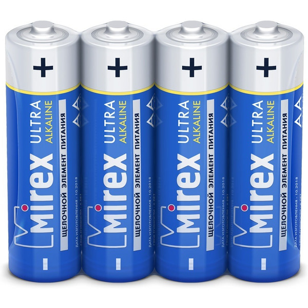Батарейка Mirex Ultra Alkaline AA 4 шт LR6-S4