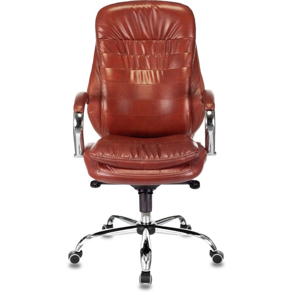 Кресло Бюрократ T-9950 (светло-коричневый Leather Eichel кожа)