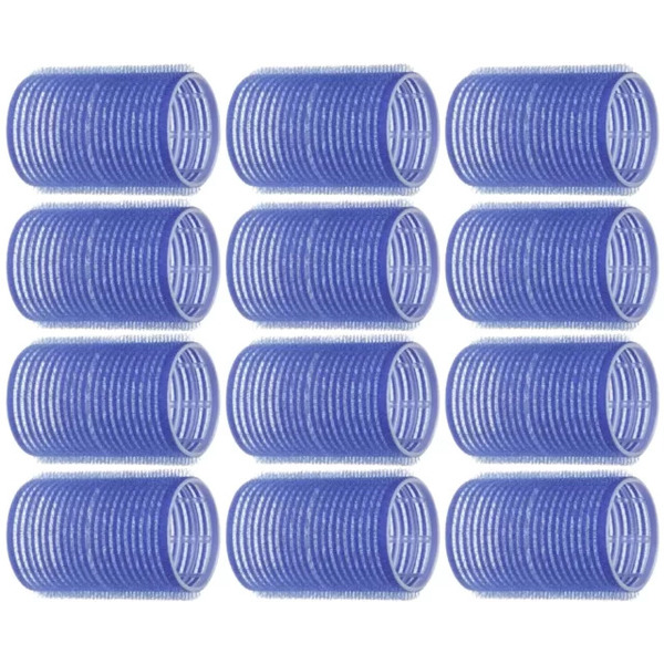 Бигуди-липучки Dewal d 40 мм R-VTR3 (12шт, синий)