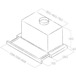 Вытяжка ELICA ELITE 14 LUX GR IX/A/60