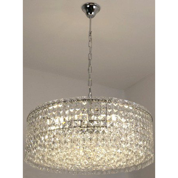 Люстра Estares Diona 10хЕ14-600х810-CHROME/CRYSTAL-220-IP20