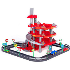 Паркинг Полесье Паркинг 4-уровневый с дорогой и автомобилями (красный) 44723