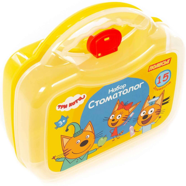 Набор Полесье "Три Кота" "Стоматолог" (15 элементов) 6654