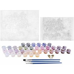 Картина по номерам ОСТРОВ СОКРОВИЩ «Букет сирени» 663276