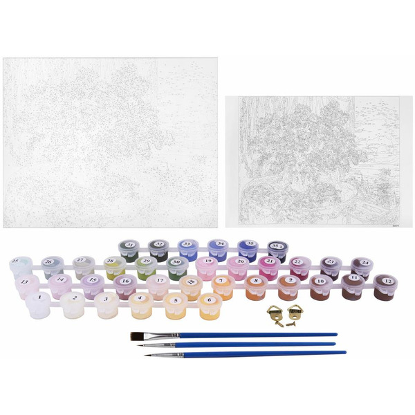 Картина по номерам ОСТРОВ СОКРОВИЩ «Букет сирени» 663276