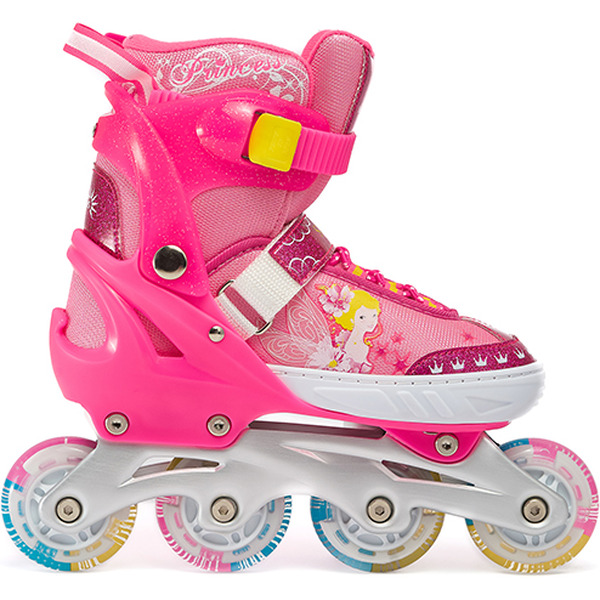 Роликовые коньки Sundays PW-153B-5D (р 33-36) розовый