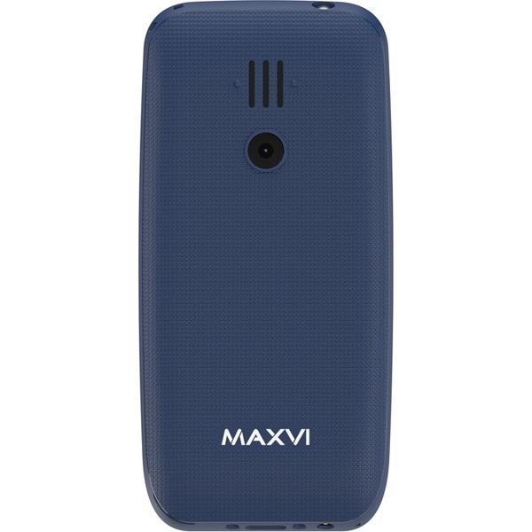 Мобильный телефон Maxvi B110ds +ЗУ WC-112 (синий)