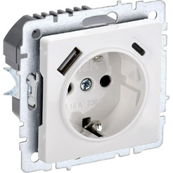 Розетка IEK Brite BR-R14-16-U22-018-K01