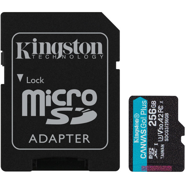 Карта памяти Kingston Canvas Go! Plus microSDXC 256GB (SDCG3/256GB)