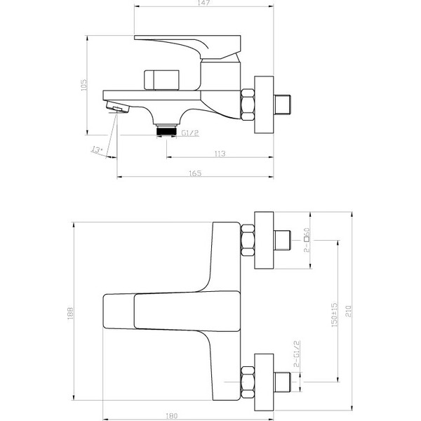 Смеситель AV Engineering AVDAR3-51003