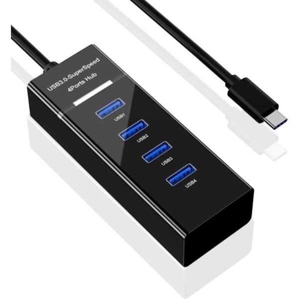 Разветвитель USB-C Digma DHUB-4USB-C-3.0