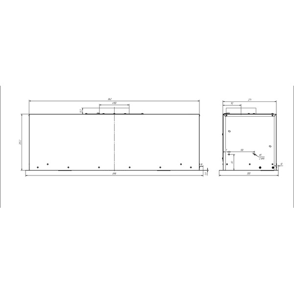 Кухонная вытяжка ELIKOR Cube 90П-1000-Э4Д черный/черное стекло 277203