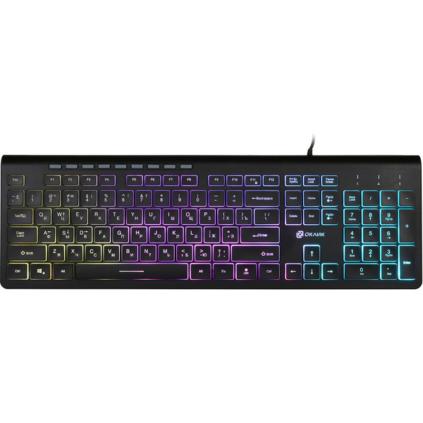 Клавиатура Oklick 490ML (черный)