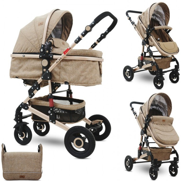 Коляска LORELLI Alba Dark Beige