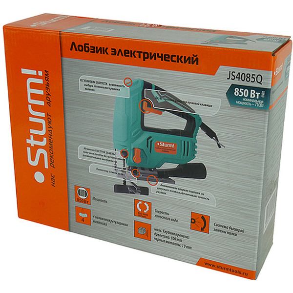 Электролобзик Sturm! JS4085Q