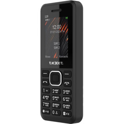 Телефон TEXET TM-119 (черный, без ЗУ)